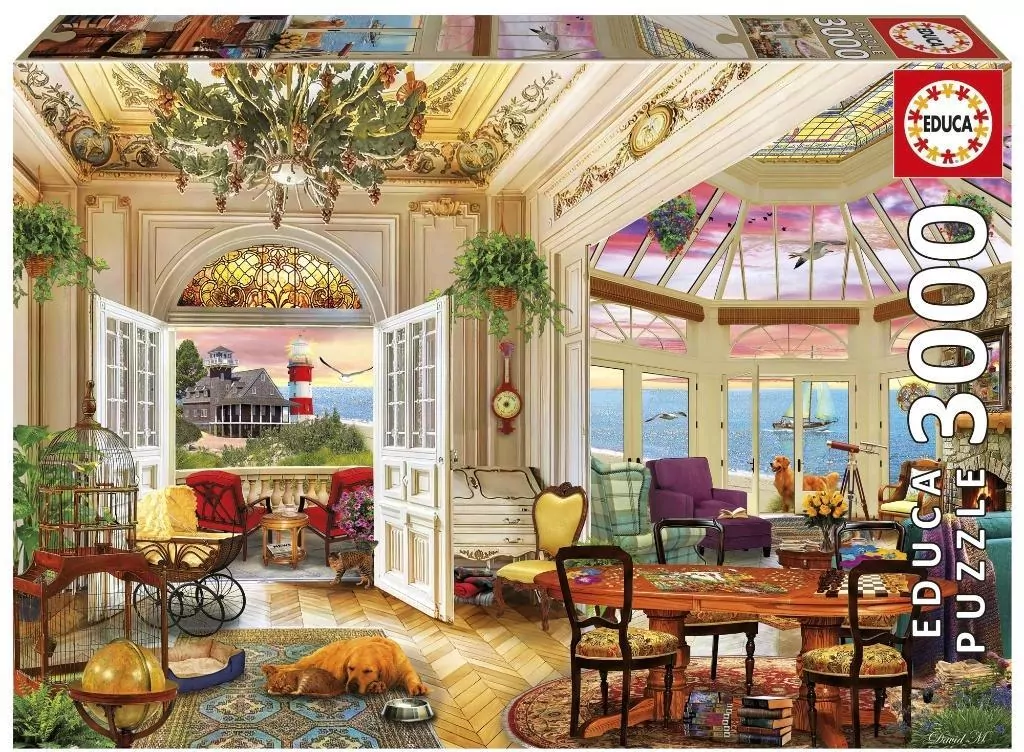 Puzzle 3000 Życie nad morzem - tantis.pl