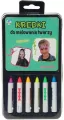 Kredki do malowania twarzy 6 kolorów - tantis.pl