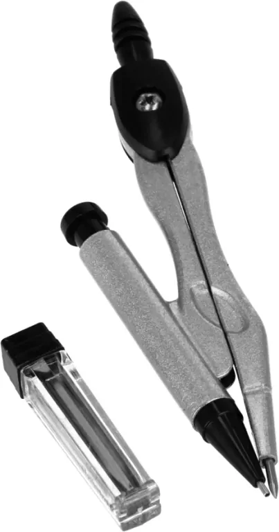 Cyrkiel metalowy + ołówek automatyczny. - tantis.pl