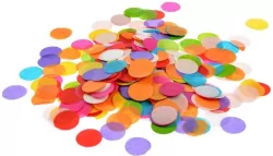 Kolorowe konfetti z bibuły