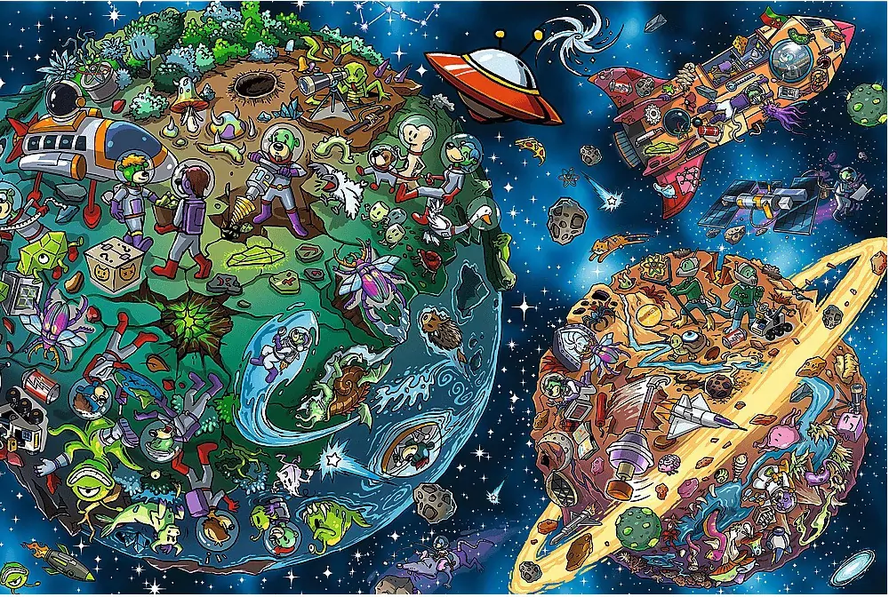 Puzzle 100 Wspaniała Rodzina Treflików TREFL - tantis.pl