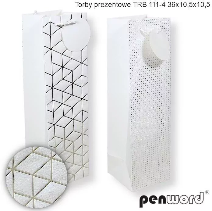 Torebka prezentowa 36x10,5x10,5cm, mix - tantis.pl