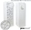 Torebka prezentowa 36x10,5x10,5cm, mix - tantis.pl