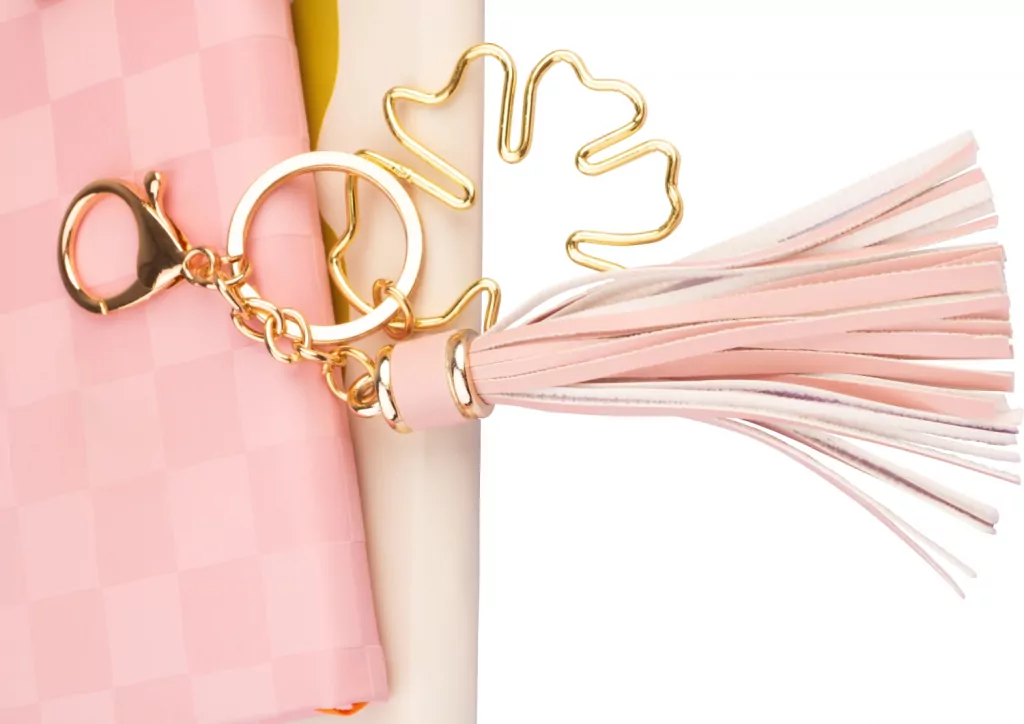 Brelok Bloom chwost różowy HAPPY COLOR - tantis.pl