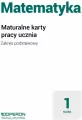 Matematyka 1. Cz.1. Zakres podstawowy. Szkoły ponadpodstawowe. Maturalne karty pracy - tantis.pl