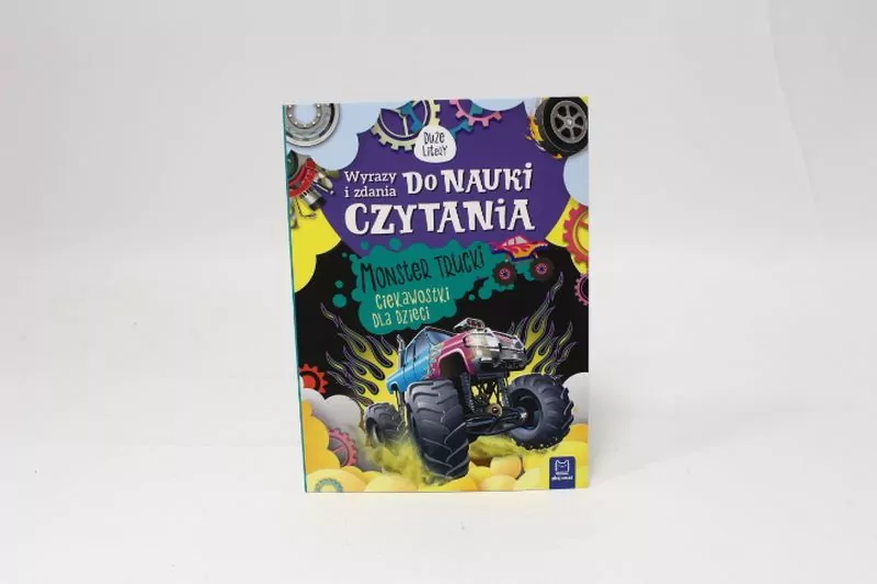 Wyrazy i zdania do nauki czytania. Monster trucki - tantis.pl