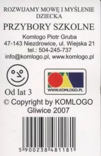 Przybory szkolne. Rozwijamy mowę i myślenie - tantis.pl