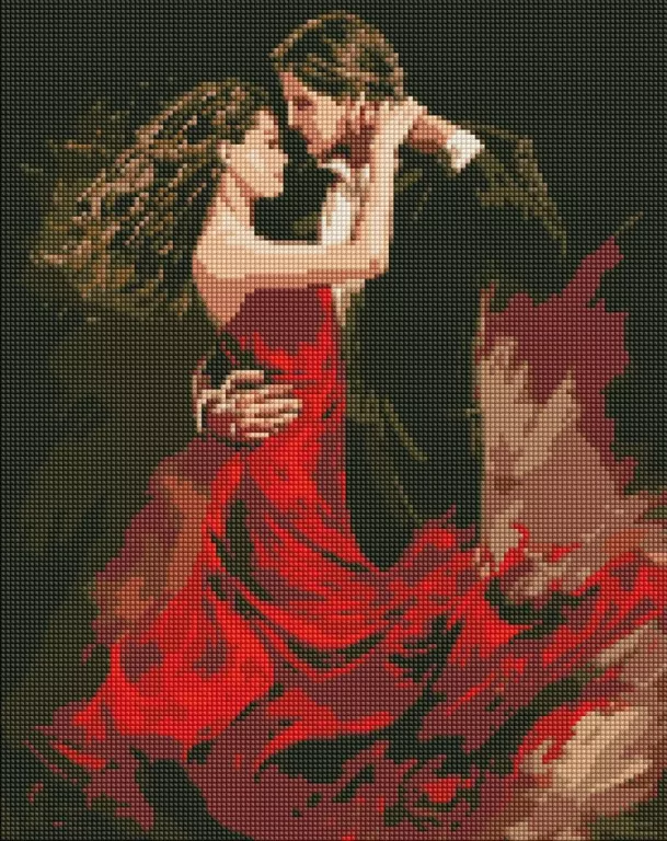 Diamentowa mozaika - Tango miłości 40x50cm - tantis.pl
