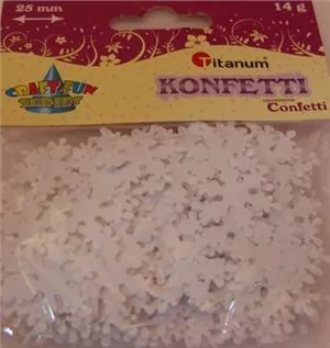 Konfetti płatki śniegu 14g - tantis.pl