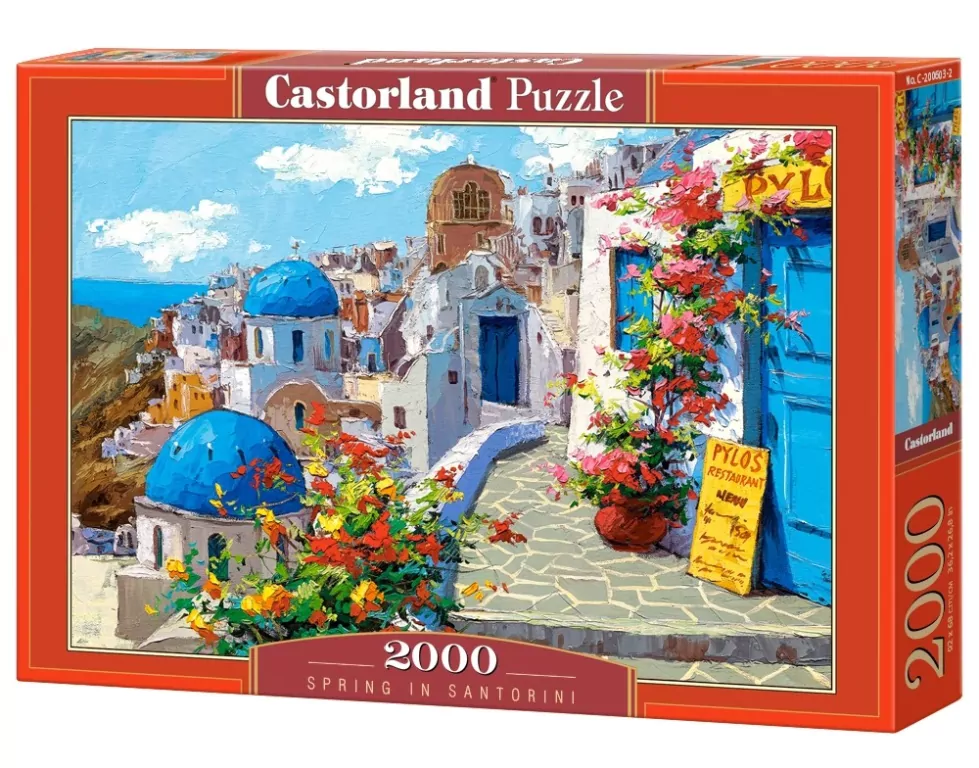 Puzzle 2000. Wiosna w Santorini. 200603-2 - tantis.pl