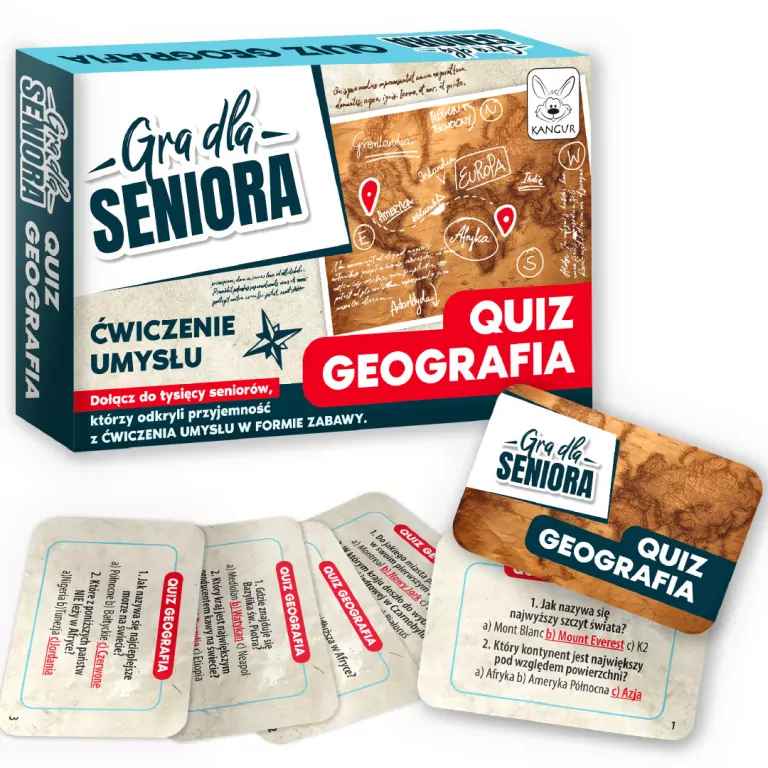 Gra dla Seniora. Quiz Geografia - tantis.pl