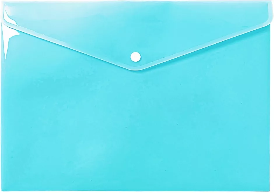 Teczka koperta A4 PP pastel niebieska - tantis.pl