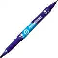 Marker dwustronny permanentny niebieski KM501-N2 p12. TETIS / cena za - tantis.pl