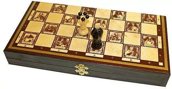 Szachy małe królewskie 35cm - tantis.pl