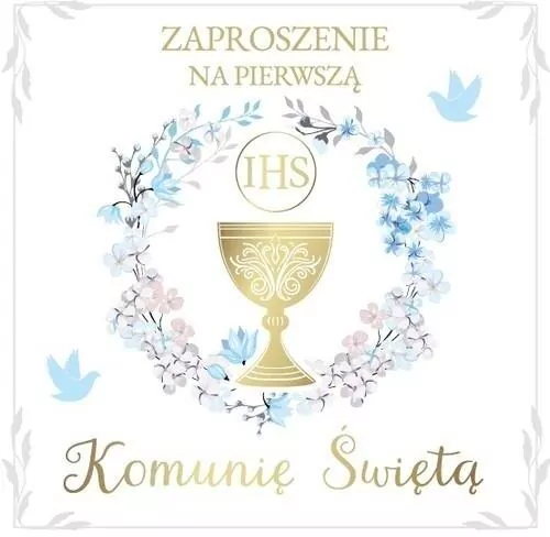 Zaproszenie Komunia - tantis.pl