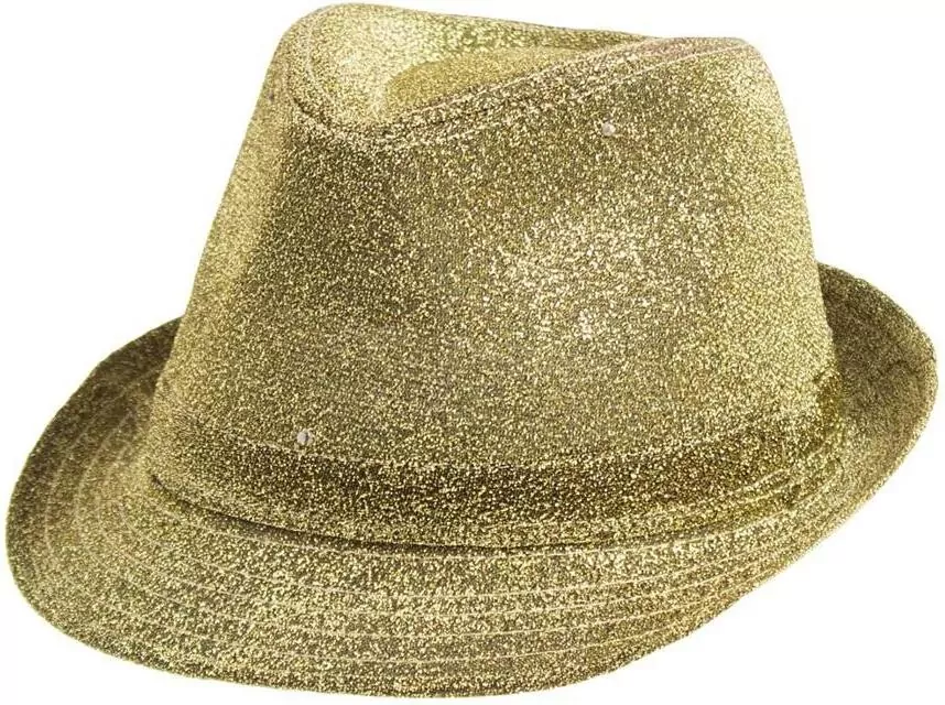 Kapelusz. Brokatowy złoty - tantis.pl