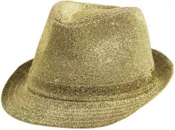 Kapelusz. Brokatowy złoty