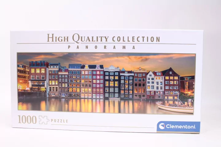 Puzzle 1000 Panorama HQ Bright Amsterdam - tantis.pl