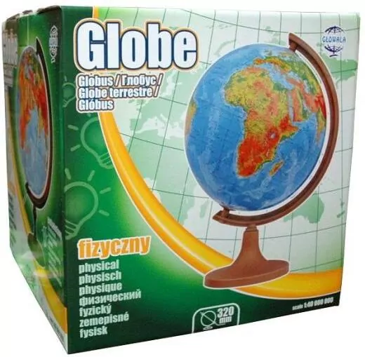 Globus fizyczny podświetlany 32 cm - tantis.pl