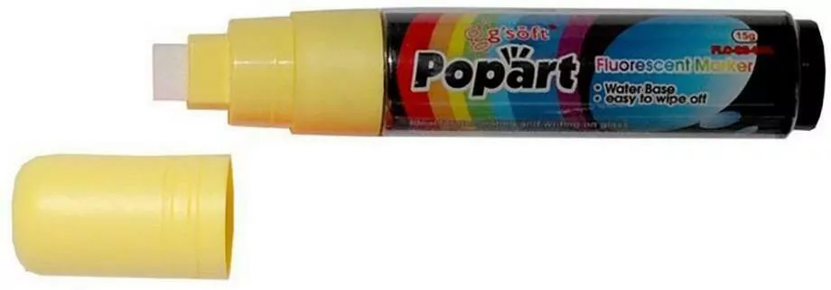 Marker kredowy 15g żółty D.RECT - tantis.pl