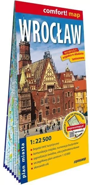 Comfort! map Wrocław 1:22 500 - tantis.pl