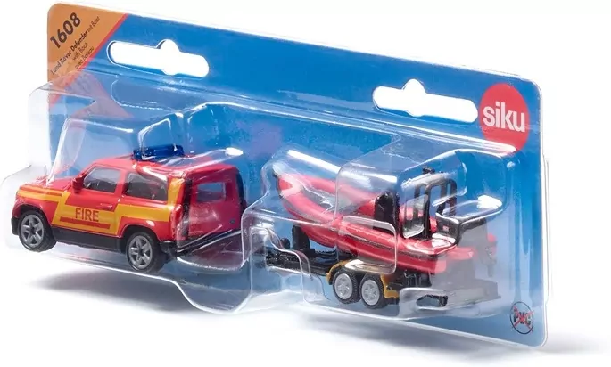 Siku Super - Land Rover Defender z łodzią - tantis.pl
