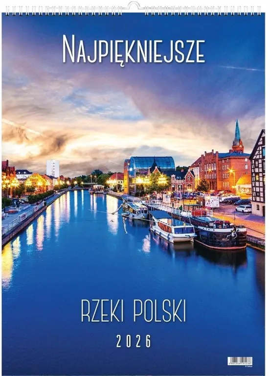 Kalendarz 2026 wieloplanszowy rzeki Polski - tantis.pl