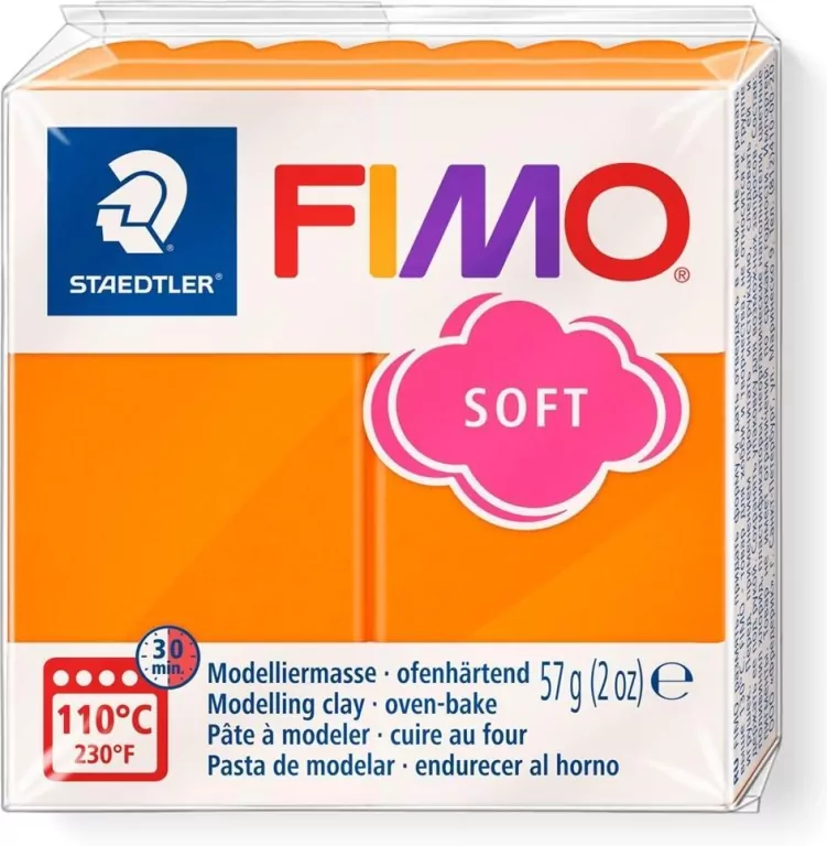 Masa termoutwardzalna Fimo 57g mandarynkowy - tantis.pl