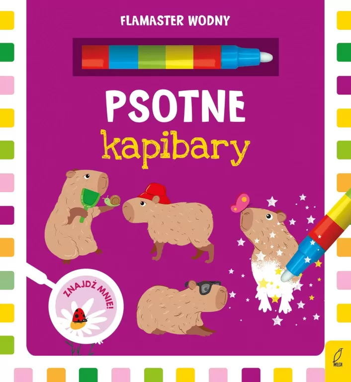 Psotne kapibary. Flamaster wodny - tantis.pl