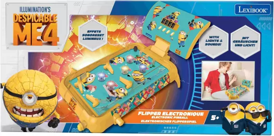 Pinball elektroniczny Minionki Lexibook JG610DES