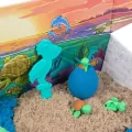 Kinetic Sand - Piasek kinetyczny Plaża żółwi - tantis.pl