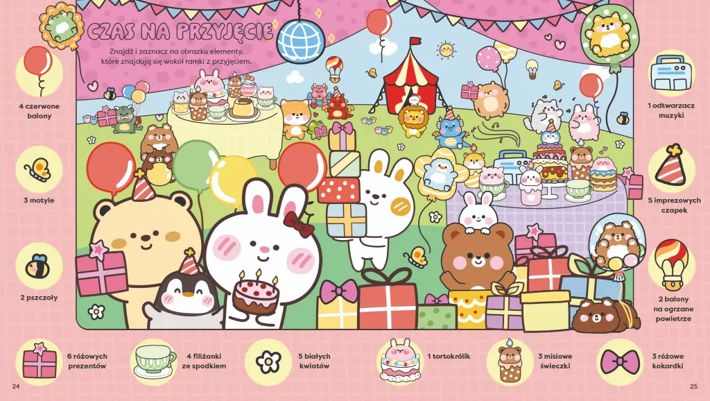 Kawaii. Księga łamigłówek. Urocze babeczki - tantis.pl