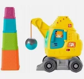 Fisher Price Wesoły dźwig Układaj i licz HWY64 - tantis.pl