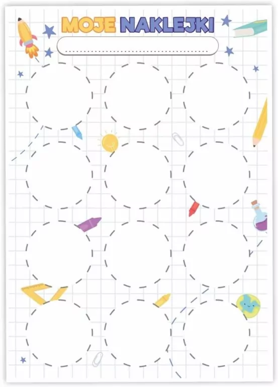 Karty motywacyjne na naklejki 5 szt - tantis.pl