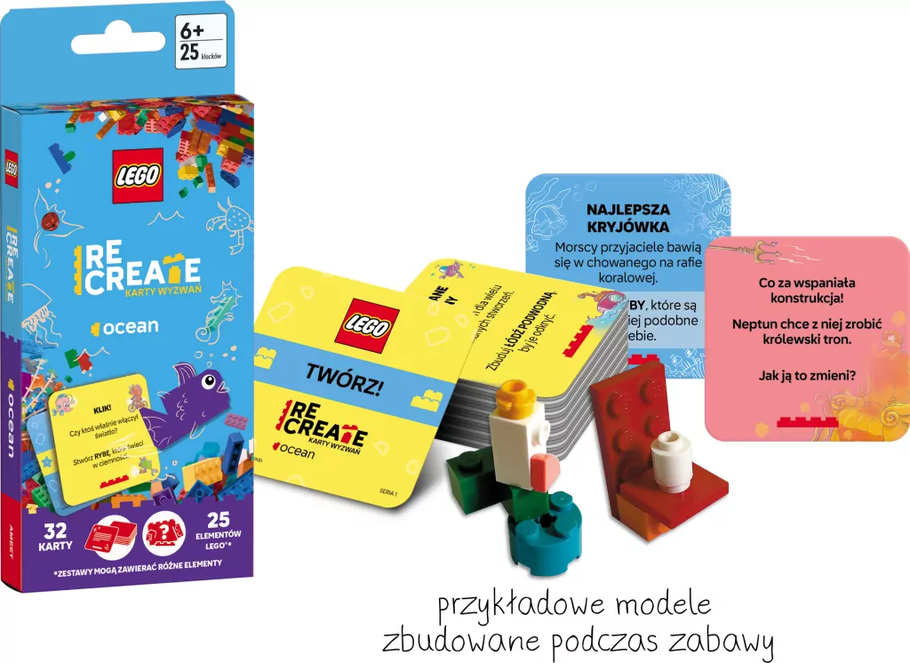 Lego Recreate. Karty Wyzwań. Ocean - tantis.pl