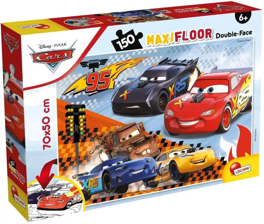 Puzzle dwustronne Maxi 150 Auta - tantis.pl