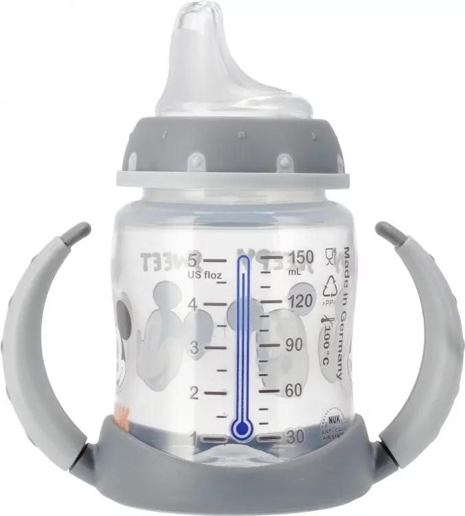 NUK. Butelka 150ml. 6-18 miesięcy. Myszka Miki - tantis.pl