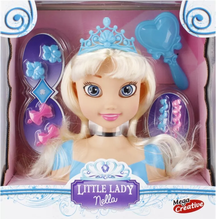 Głowa do stylizacji Nella księżniczka - tantis.pl