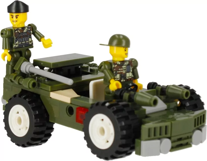 Klocki konstrukcyjne Wojsko ALLEBOX - tantis.pl