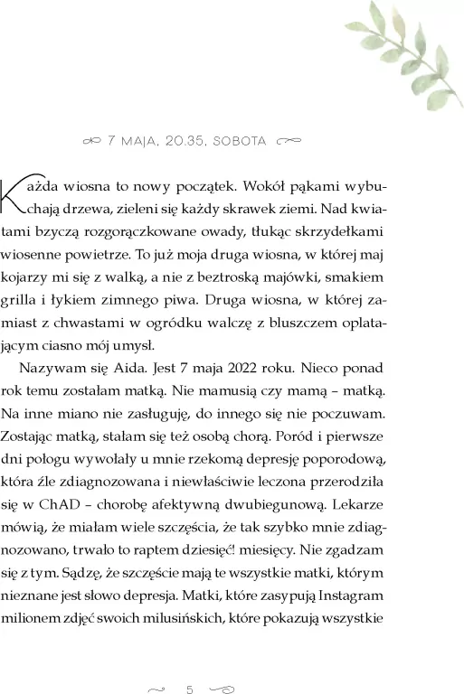Nazywam się Aida. O macierzyństwie w cieniu choroby psychicznej - tantis.pl
