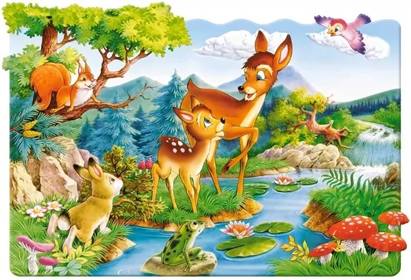 Puzzle 20 maxi. Bambi. Little Deer C-02177 - tantis.pl