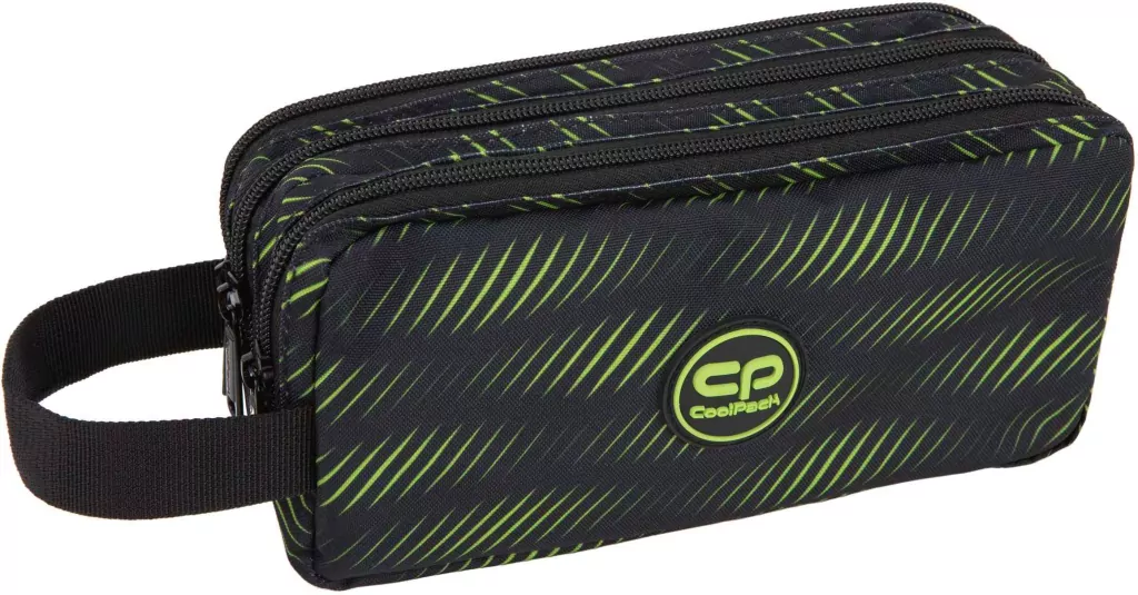 Saszetka potrójna z rączką Coolpack Primus Limeh - tantis.pl