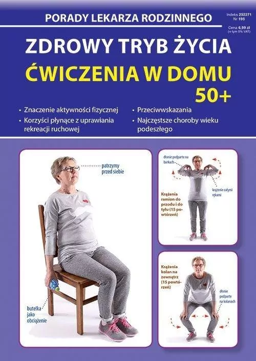 Zdrowy tryb życia. Ćwiczenia w domu 50+ - tantis.pl