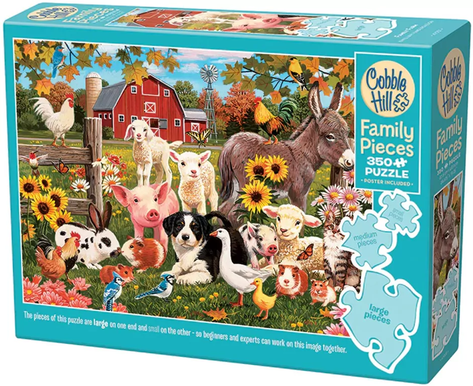 Puzzle 350 Zwierzęta z farmy 113630 - tantis.pl