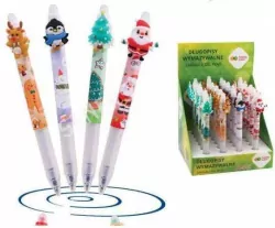 Długopis wymazywalny automatyczny Xmas (mix wzorów)