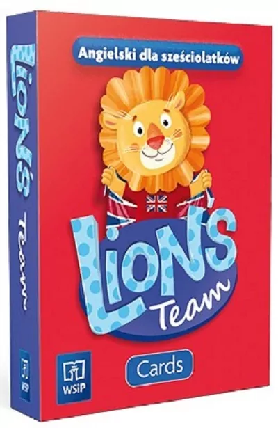 Lion's Team. Cards. Angielski dla sześciolatków - tantis.pl