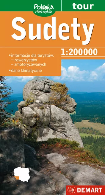 Sudety. Mapa turystyczna - tantis.pl