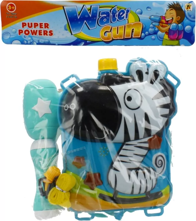 Pistolet na wodę Zebra plecak Mega Creative 511351 - tantis.pl
