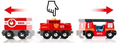 Pociąg straż pożarna. Brio - tantis.pl