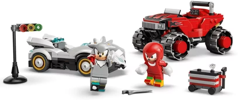 LEGO®. Sonic the Hedgehog. Silver w samochodzie kontra...77118 - tantis.pl